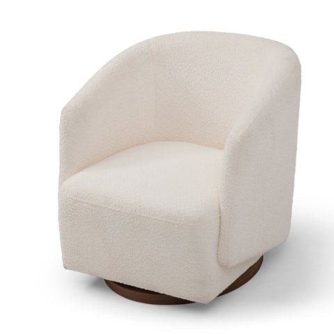 ZUN Swivel Accent Chair Armchair Round Barrel Chair for Living Room Bedroom W876125191