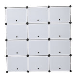 ZUN Portable Shoe Rack Organizer 48 Pair Tower Shelf Storage Cabinet Stand Expandable for Heels, Boots, 72352071