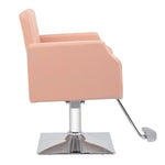 ZUN PVC leather aluminum alloy foot pedal rivet type square chassis high oil pump barber chair 150kg 96072423