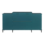 ZUN 62" TV Stand, Buffet Sideboard Cabinet, Teal Blue W1003P163237