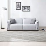 ZUN Grey Couch Upholstered Sofa, Modern Sofa for Living Room, Couch for Small Spaces. W876125193