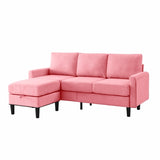 ZUN Upholstered Sectional Sofa Couch, L Shaped Couch With Storage Reversible Ottoman Bench 3 Seater for W1191126336