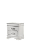 ZUN Brooklyn Modern Style Nightstand made with Wood in White 733569236305