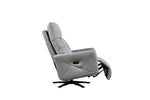 ZUN Recliner Chair With Dual Motor , Euro contemporary design , Adjustable Headrest, 360&deg; Swivel USB W820119427