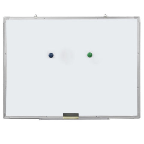 ZUN Single Sided Magnetic Dry-Erase Whiteboard with Marker & Eraser & 2pcs Magnets 90*60cm 37297944