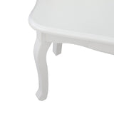 ZUN Children's Wooden Dressing Table Reversible Round Mirror Dressing Table Chair Three Drawers White 09401206