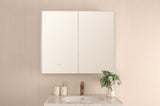 ZUN 36 X 30 inch mirror Cabinet, Wall Mounted LED Bathroom Cabinet with Lights, Waterproof, 3000K~6000K, W1931142529