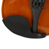 ZUN New 1/2 Acoustic Violin Case Bow Rosin Natural 64471048