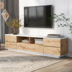 ZUN Modern TV stand for TVs up to 80'' , Media Console with Multi-Functional Storage, Entertainment WF313575AAP