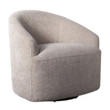 ZUN Upholstered 360 Degree Swivel Chair B035118603