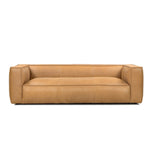 ZUN Vanessa Full Aniline Leather Stationary Sofa W982119448