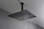 ZUN High Pressure Rain Shower Head, Ultra-Thin Showerhead 304 Stainless Steel Waterfall Shower with W928123461