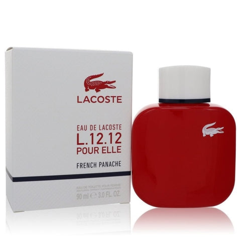 Eau De Lacoste L.12.12 Pour Elle French Panache by Lacoste Eau De Toilette Spray 3 oz for Women FX-555403