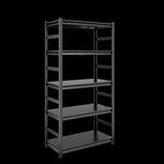 ZUN Adjustable Heavy Duty Metal Shelving - 5-Tier Storage Shelves, 2000LBS Load, Kitchen, Garage, Pantry W1831121743