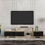 ZUN Modern TV stand, TV cabinet, entertainment center quick assembly of fastenersfolding fabric W67943606