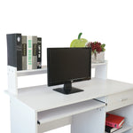 ZUN General Style Modern E1 15MM Chipboard Computer Desk White 03867551