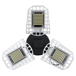 ZUN 2 Pack 80W 8000LM Deformable LED Garage Light bright Shop Ceiling Lights Bulb 02494886