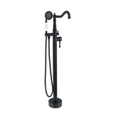 ZUN Freestanding Bathtub Faucet with Hand Shower W1533125003