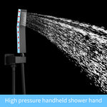 ZUN Shower System Shower Faucet Combo Set Wall Mounted with 12" Rainfall Shower Head and handheld shower 26119944