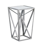 ZUN Angular Mirror Accent Table B03548819