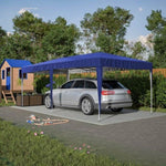 ZUN 10'x20' EZ Pop Up Canopy Outdoor Portable Party Folding Tent with 6 Removable Sidewalls Carry Bag W1212136045