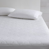 ZUN Cotton Percale Quilted Mattress Pad B03595107