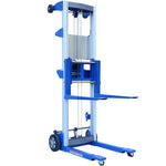 ZUN Fixed Straddle Hand Winch Lift Truck, 34.6" Length, 24.8" Width, 66.9" Height, 400 lbs Capacity W46594438