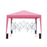 ZUN Outdoor 10 x 10 Ft Pop Up Gazebo Canopy with Removable, 2 pcs with Zipper,2 pcs 92897527