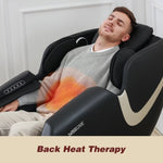 ZUN BOSSCARE Massage Chair Recliner with Zero Gravity Airbag Massage Bluetooth Speaker Foot Roller Black W73047179