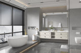 ZUN 84in. W x48 in. H Metal Framed Bathroom for Wall, X Inch Rectangle, Bathroom Vanity W1272101958