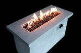 ZUN Living Source International 24'' H Concrete Propane/Natural Gas Outdoor Fire Pit Table B120141820