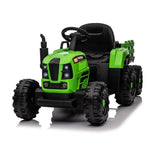 ZUN Ride on Tractor with Trailer,12V Battery Powered Electric Tractor Toy w/Remote Control,electric car W1396124964