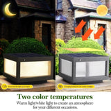 ZUN Solar Wall Lamp With Dimmable LED W1340133327