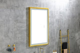 ZUN 42 in. W x24 in. H Oversized Rectangular Black Framed LED Mirror Anti-Fog Dimmable Wall Mount W127264397