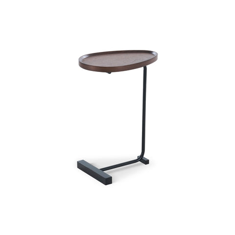 ZUN Walnut Accent End Table W1978120439