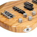 ZUN GIB Electric Bass Guitar Full Size 4 String Burlywood 33353935