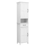 ZUN Double Door Narrow Height Slim Floor Standing Cabinet W28263146