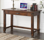 ZUN Bridgevine Home Restoration 48 inch Writing Desk, No Assembly Required, Rustic Walnut Finish B108P163869