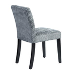 ZUN Upholstered Dining Chairs Set of 2 Modern Dining Chairs with Solid Wood Legs, Grey W131457273
