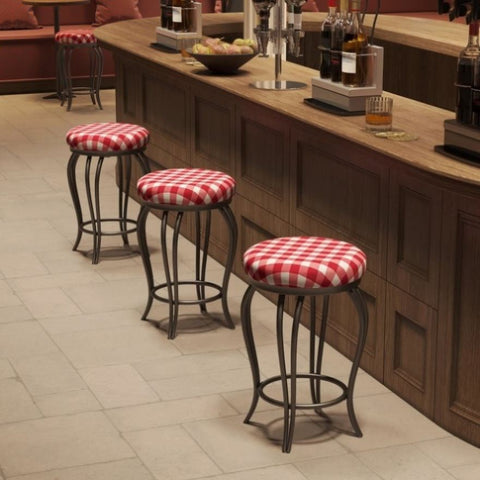 ZUN Bar Stools,Set of 2 Bar Chairs,25.5In Counter Bar Stools,Country Style Industrial,Easy to Assemble, W2167130768
