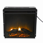 ZUN 18" Freestanding & Recessed Electric Fireplace Insert Heater, Indoor Electric Stove Heater with W2181P154902
