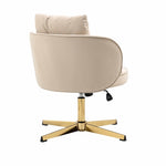 ZUN COOLMORE Home Office Desk Chair, Vanity Chair, Modern Adjustable Home Computer Executive Chair W39590141