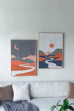 ZUN 26.5" x 38.5" Rectangular Tassel Print Wall Art, Home Decor for Living Room Bedroom Office Hallway W2078130302