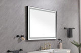 ZUN 48*36 LED Lighted Bathroom Wall Mounted Mirror with High Lumen+Anti-Fog Separately Control W1272114897