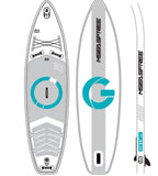 ZUN Inflatable Stand Up Paddle Board 11'x34"x6" With Accessories W144081498
