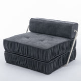 ZUN Folding Sofa Bed, Futon Sleeper Chair, Convertible Chair Floor Couch & Sleeping Mattress for Living W1829134992