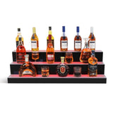 ZUN 40"LED Light Liquor Bottle Display Shelf Home Commercial Bar 07252579