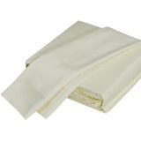 ZUN Luxurious Viscose from 100% Bamboo 4-Piece sheet Set , Oeko-TEX Certified, Full - Crème B046126553