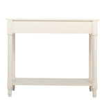 ZUN 2-Tier Console Table with 2 Drawers, Console Tables for, Sofa Table with Storage Shelves, 12371188