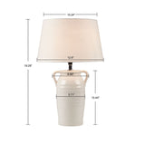 ZUN Ceramic Table Lamp with Handles B03596577